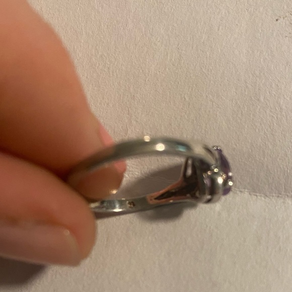 Amethyst silver ring - Picture 6 of 9